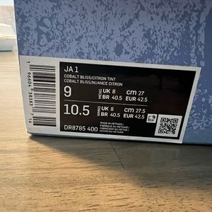 BRAND NEW IN BOX WITH TAGS! Nike Ja 1 “Day One” Size 9. Never worn. Dead stock.